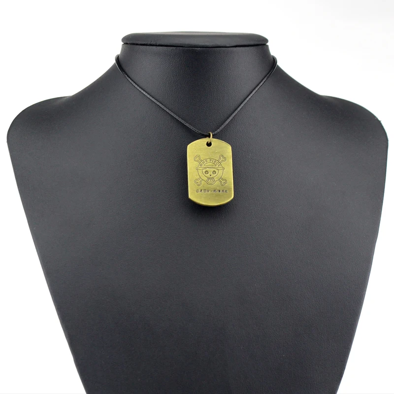 New Cosplay Anime One Piece Luffy/'s Straw Hat Metal Pendant Necklace Bracelet