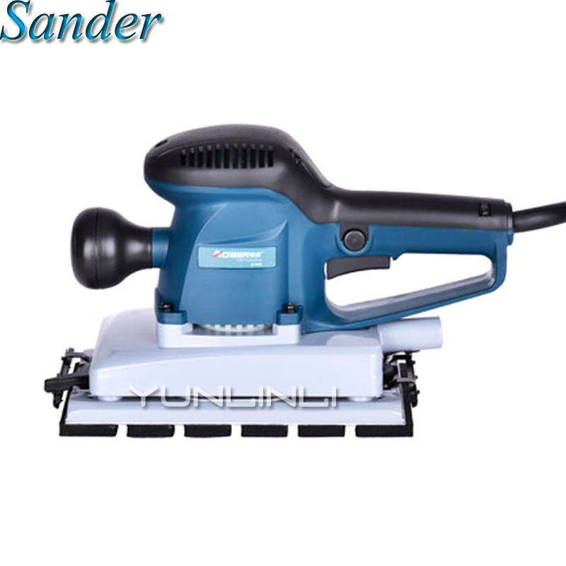 

Electric Sander Sanding Machine Sheet Sander With 8 Sheets Of Sandpaper And Dust Exhaust Power Tools AT3505