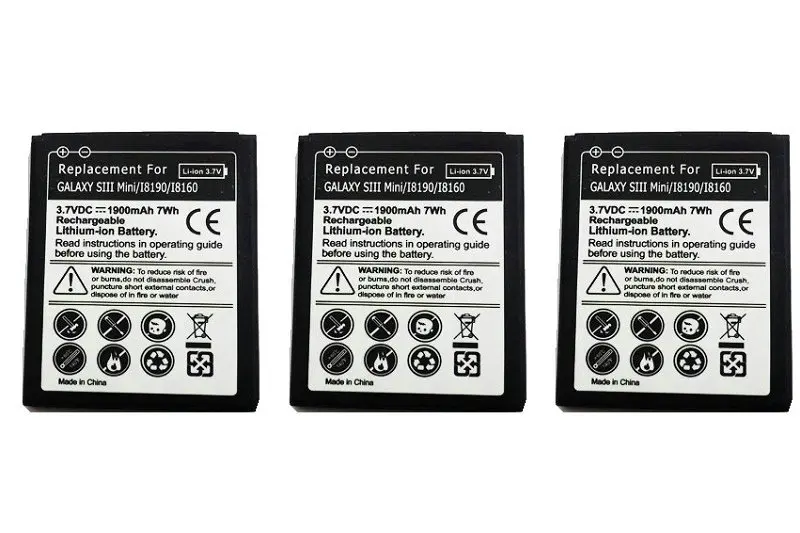 Сменный аккумулятор + настенное зарядное устройство для Samsung Galaxy S3 MINI I8190 I8160 I699 S7562