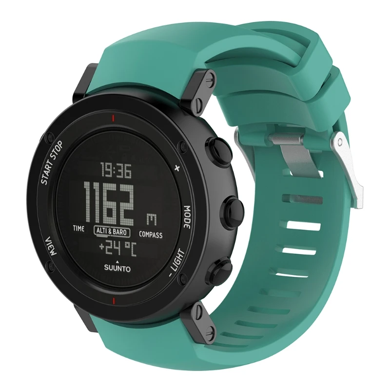 Силиконовый сменный ремешок для SUUNTO Core ALU Black Sports gps Watch