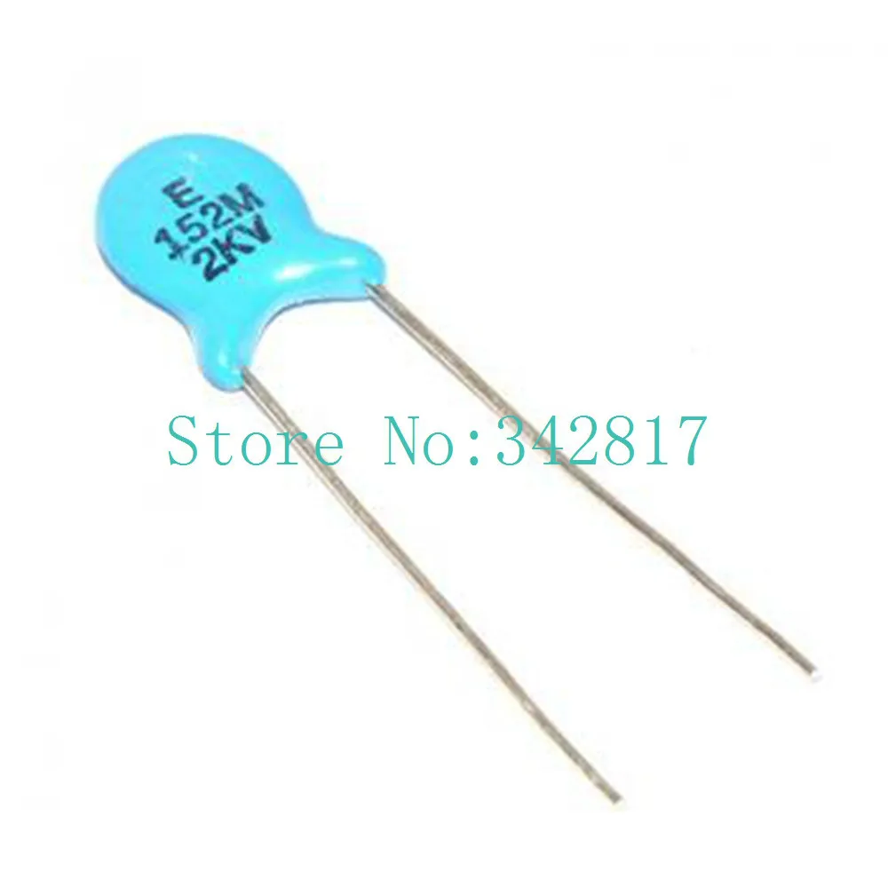 ceramic capacitors 2000v 2KV 152M 1.5nF 1000pcs
