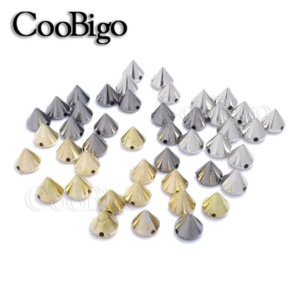 Бусина гвоздик в стиле панк 50 цветов 7 х8 мм|cone studs|spike rivetsewing spike |