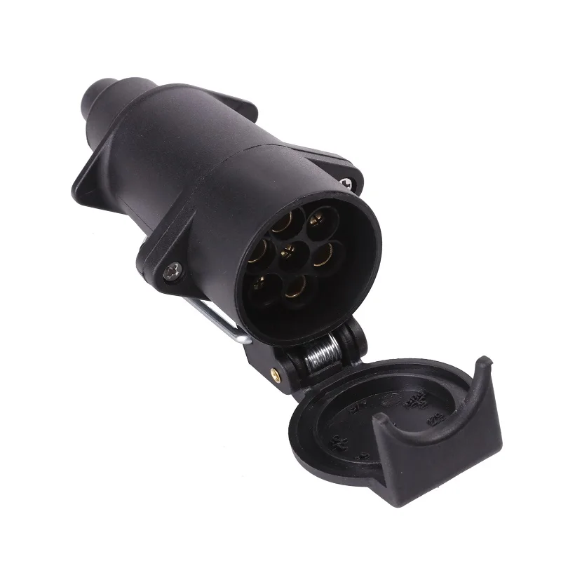 12v Plastic Trailer Male Plug Female Socket 7 Pin Rv