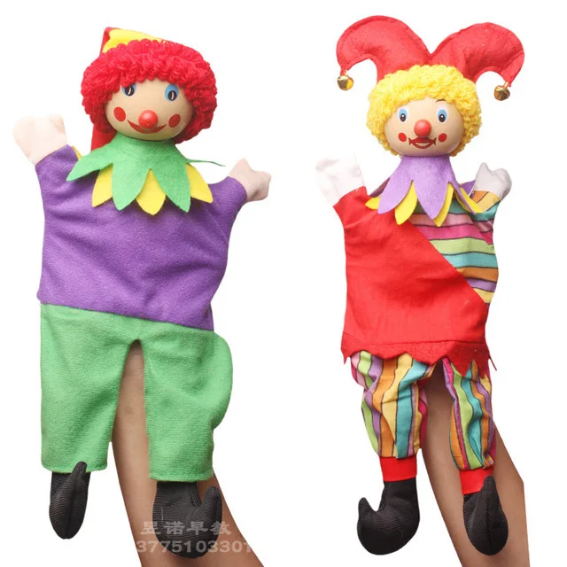 clown hand puppet