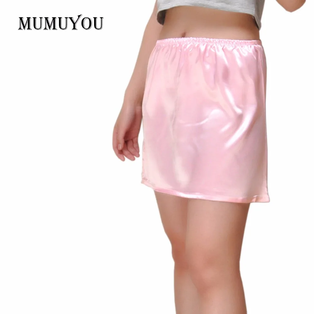 satin under skirt