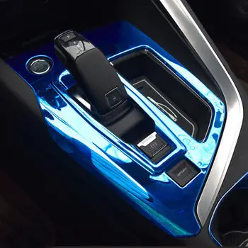 

Blue Console Gear Shift Panel Cover Trim For Peugeot 3008 GT 5008 GT 2017-2018