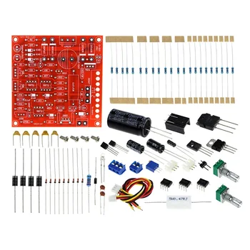 

NEW Red 0-30V 2mA-3A Continuously Adjustable DC Regulated Power Supply DIY Kit for school education lab