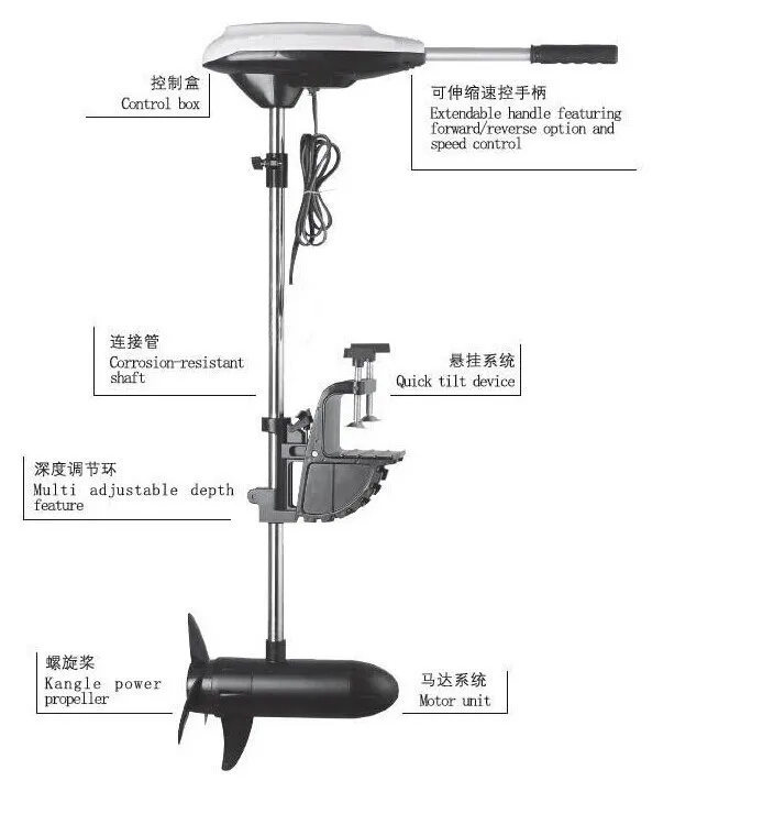 Подвесной мотор Haibo пропеллеры/части мотора лодки/пропеллеры для Haibo ET34L