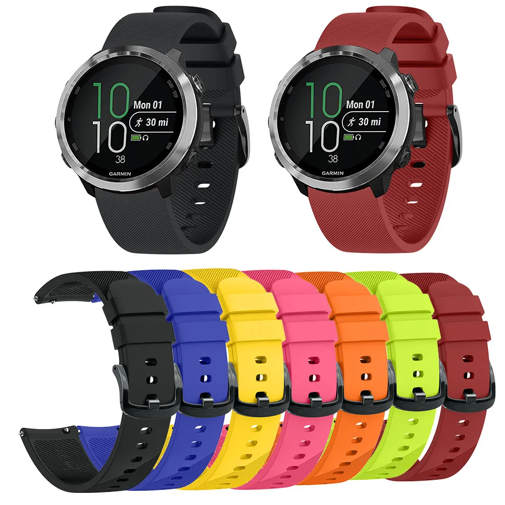 

Silicone Strap for Garmin Forerunner 245 Smart Watch Relacement Band Wrist Strap for Garmin Forerunner 245M Watch Bracelet