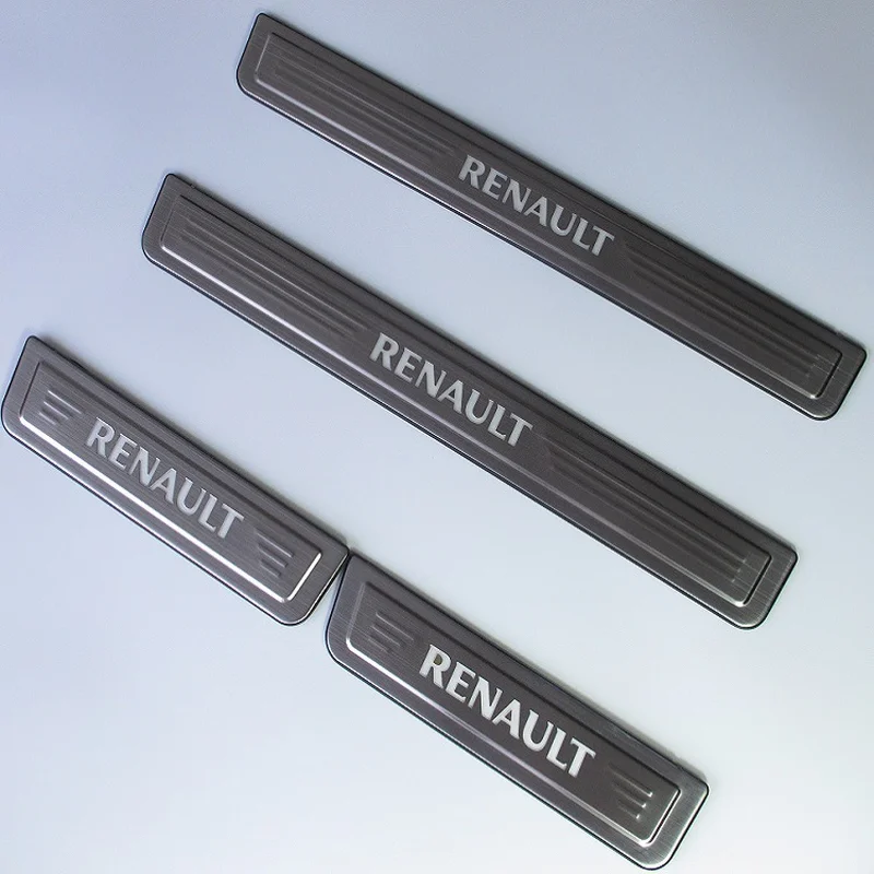 

High-quality stainless Car Styling For Renault Koleos 2017 led auto door sill protector illuminated door sills scuff plate guard