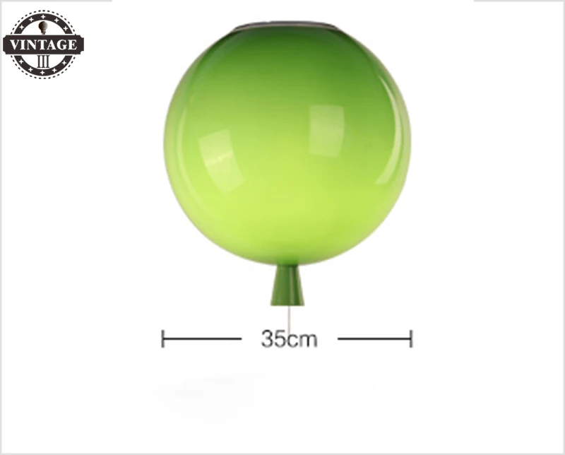 

Vintagelll Children room ceiling lights warm romantic bedroom light creative restaurant light Balloon shape ceiling lamp art