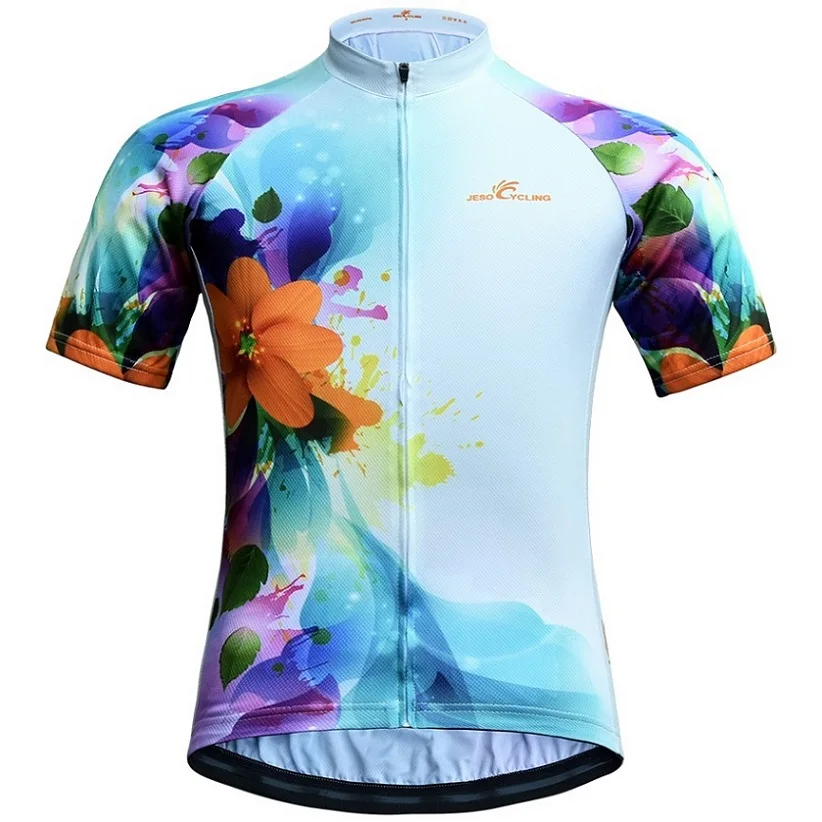 Новая команда Велоспорт Джерси для женщин Лето короткий рукав MTB велосипед Джерси Майо Ciclismo открытый гоночный Спорт велосипедный рубашка - Цвет: JS-006