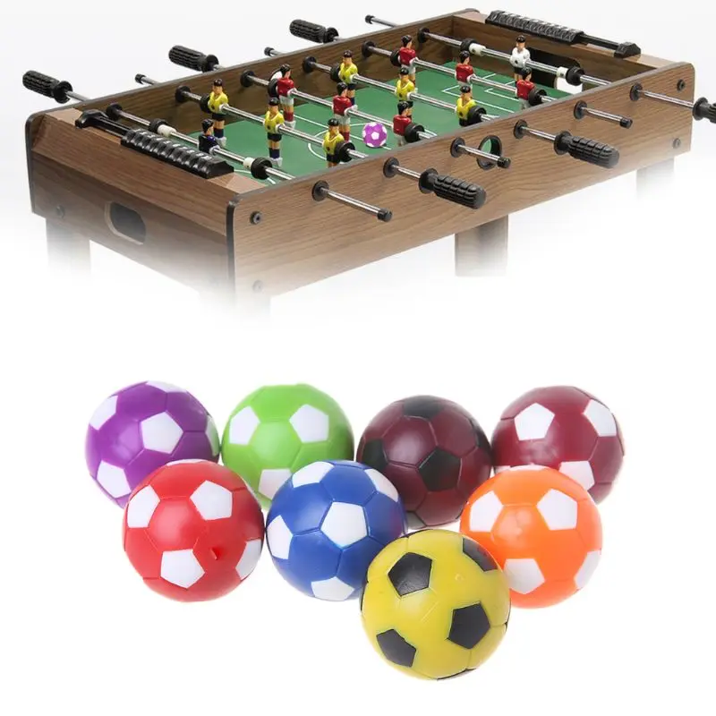 2 шт. 36 мм настольный футбольный мяч Fussball Indoor Game Foosball футбольная машина запчасти Настольный футбольный мяч