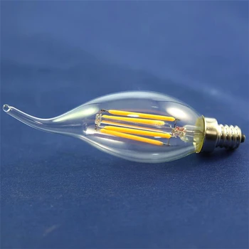 

new 5X E14 Led candle light Led Lamp Bulb 2W 4W LED Bulb Lamp,AC220- 240V led filament candle bulbs 360 degree beam angle