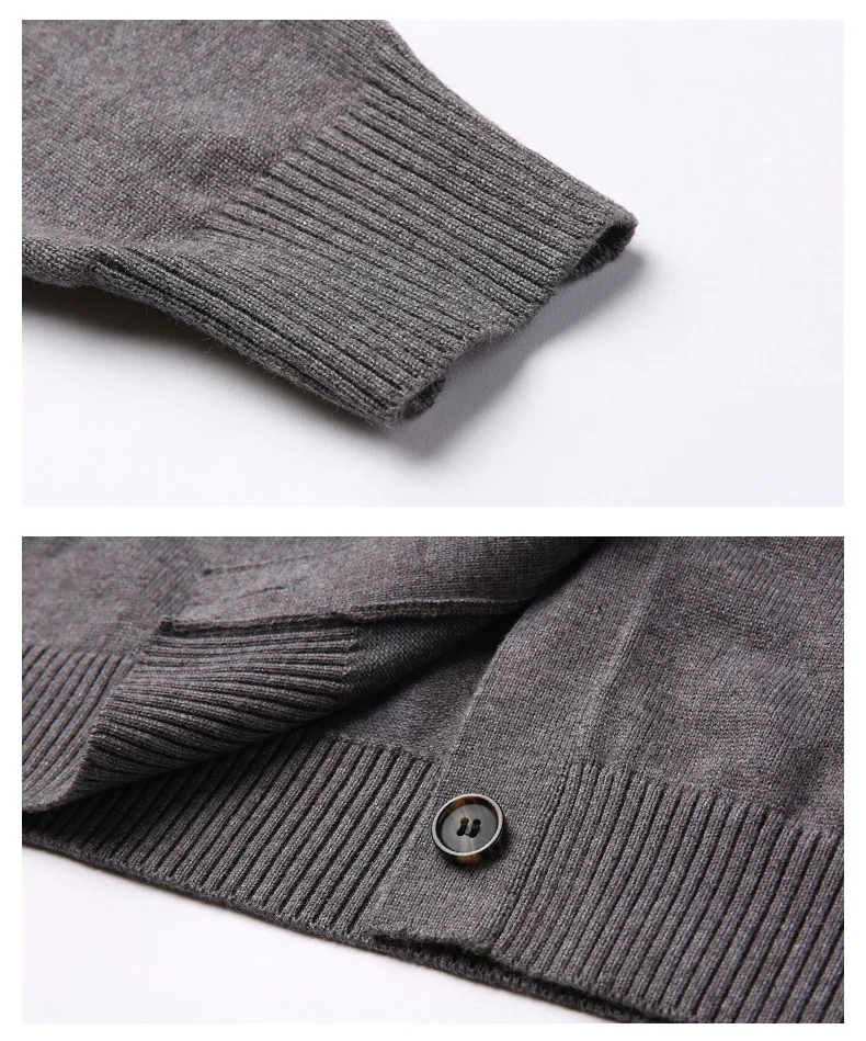 2019 новый модный брендовый свитер мужской кардиган с длинным рукавом Slim Fit Джемперы Knitred шерстяной зимний Корейский стиль повседневная