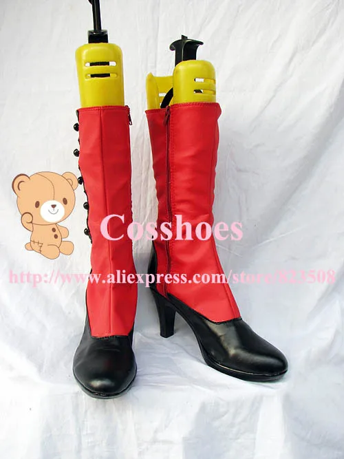 

Custom made madame red shoes boots from black butler Kuroshitsuji Cosplay