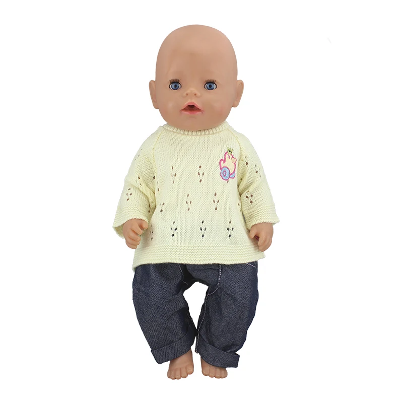 Свитер подходит для 43 см Reborn Baby Doll 17 дюймов Кукла Одежда