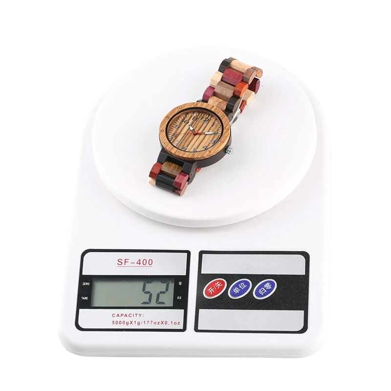 Retro Full Wood Watch Male Unique Mixed Color Wooden Band Quartz Watch Men Clock Man Top Luxury Fashion Men's Watch Reloj Hombre 2019 2020 (12)