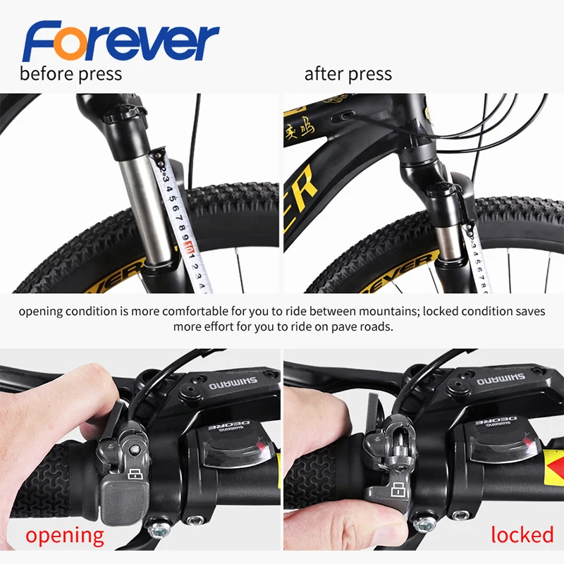Cheap Carbon Fiber Mountain Bike 27/30 Speed off Road Bike 27.5 inch Variable Speed Bicycle Front Rear Hydraulic Disc Brake MTB Bike 5