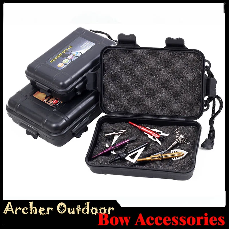 1pc Archery Portable Box Easy Carry Hunting Broadhead Box Plastic with