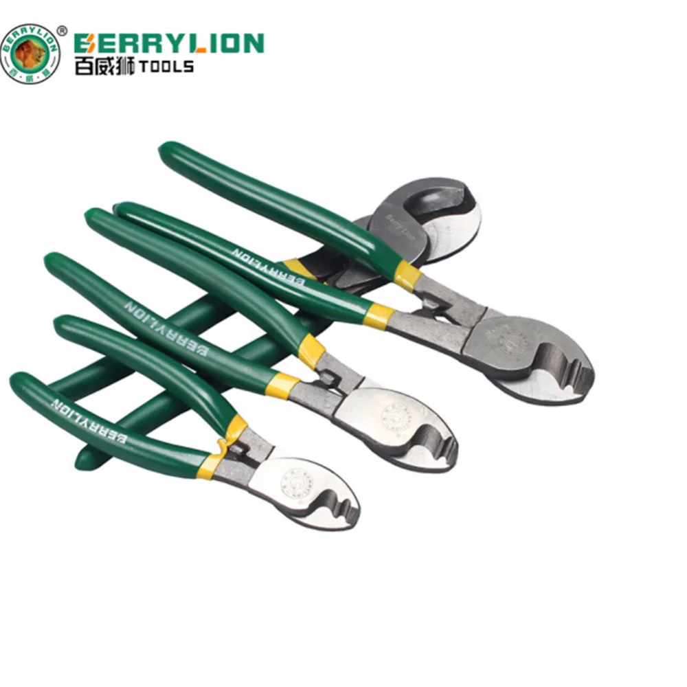 

BERRYLION 6''/8''/10'' Cable Cutter Scissors Wire Stripper Crimping Pliers Cutting For Electricians Shears MultiTool Hand Tools