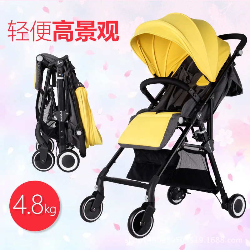

YOYA PLUS baby strollers ultra-lightweight folding can sit can lie high landscape can Combined twin baby stroller free shippin