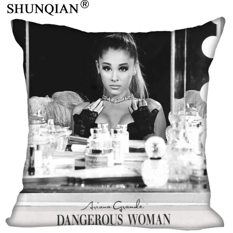 

Custom Pillowcase Cover Ariana Grande Square Zipper Pillow Cover (Two Sides) Print Your Pictures Cool Pillow Cases
