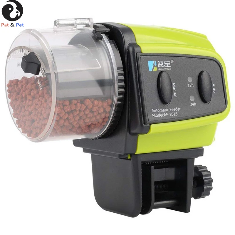 

Digital LCD Automatic Aquarium Fish Feeder Battery Powered, Fish Tank Timing Food Feeding Device Automatic Feeder for Fish