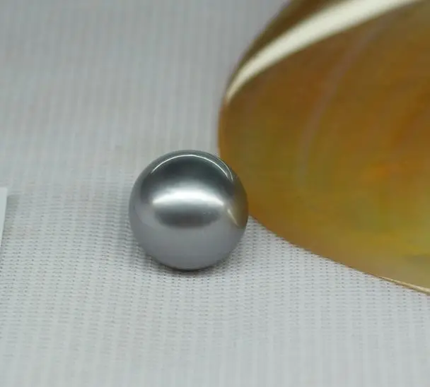 

free shipping HUG 10MM SOUTH SEA GENUINE PERFECT ROUND SILVER GRAY GREEN LOOSE PEARL UNDRILLED