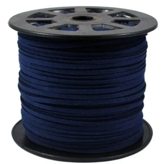 3mm ONE SIDE Flat Faux Suede Leather Lace Cord DIY Rope For Fashion Bracelet Jewelry making Strap Multi-color | Украшения и