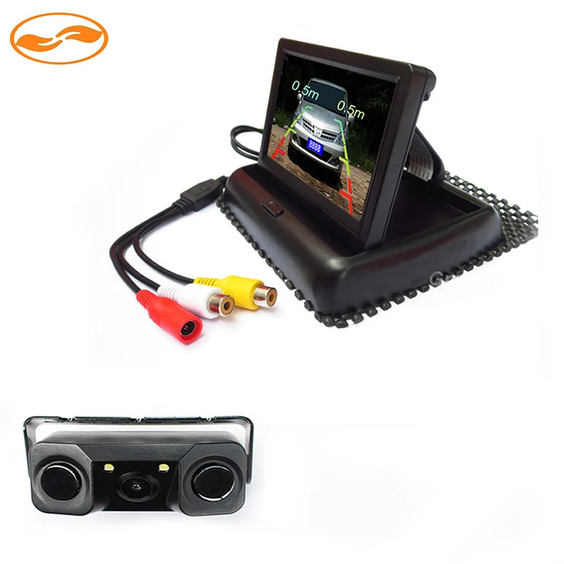 Best Folding 4.3Inch TFT LCD Mirror Monitor with Allinone Car Rear