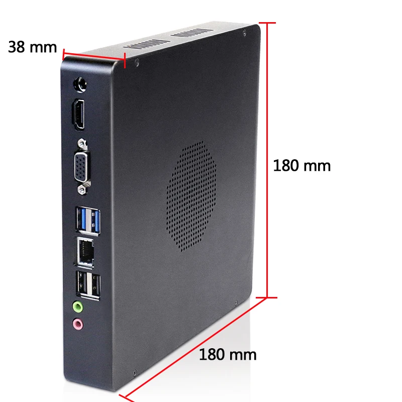  Mini PC de juegos de ordenador intel Core i7 i5 i3 J1900 Oficina 4K 300M WiFi HDMI VGA USB Windows 