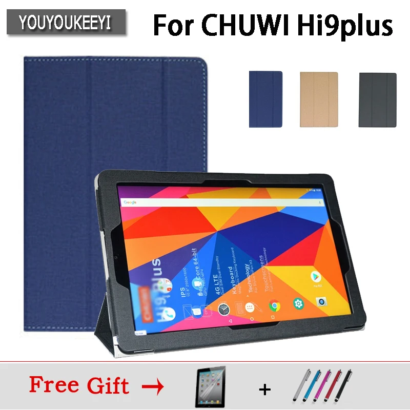 Чехол из искусственной кожи чехол для chuwi HI9 plus 10,8 дюймов планшет, защитный чехол-подставка для chuwi hi9 plus пленка из закаленного стекла