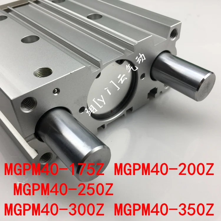 

MGPM40-175Z MGPM40-200Z MGPM40-250Z MGPM40-300Z MGPM40-350Z MGPL Pneumatic components Thin three Rod Guide Pneumatic Cylinder