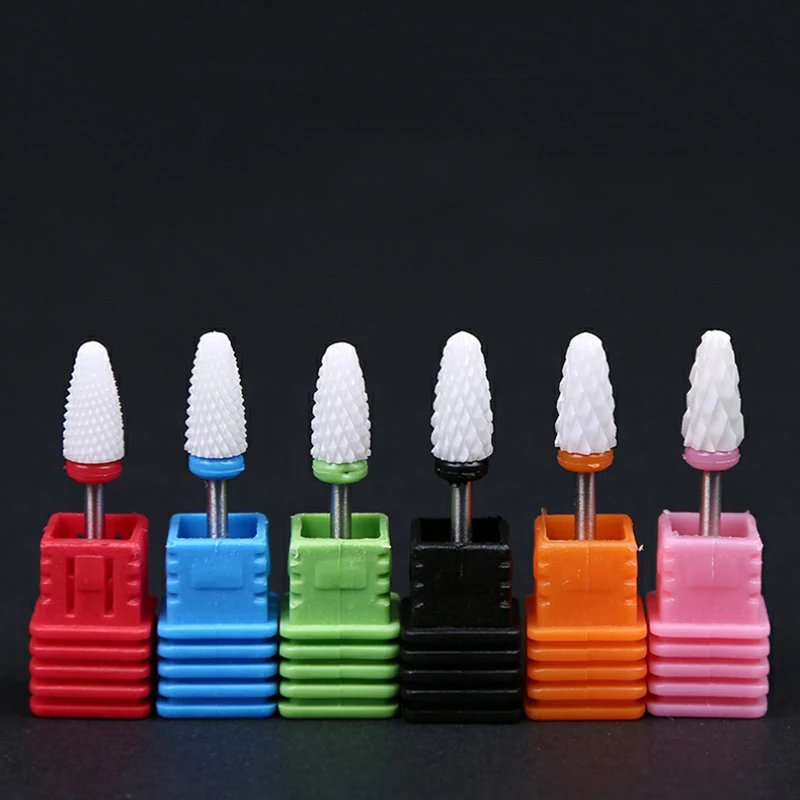 MAFANAILS 28 Type Ceramic Nail Drill Bits Manicure Machine Accessories Rotary Electric Nail Files Manicure Cutter Nail Files DIY