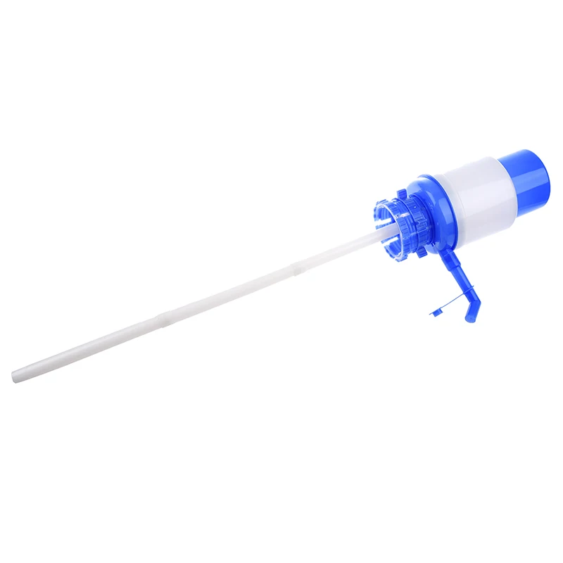 

Drinking Water Hand Press Pump for Bottled Water Dispenser Home Office Blue White