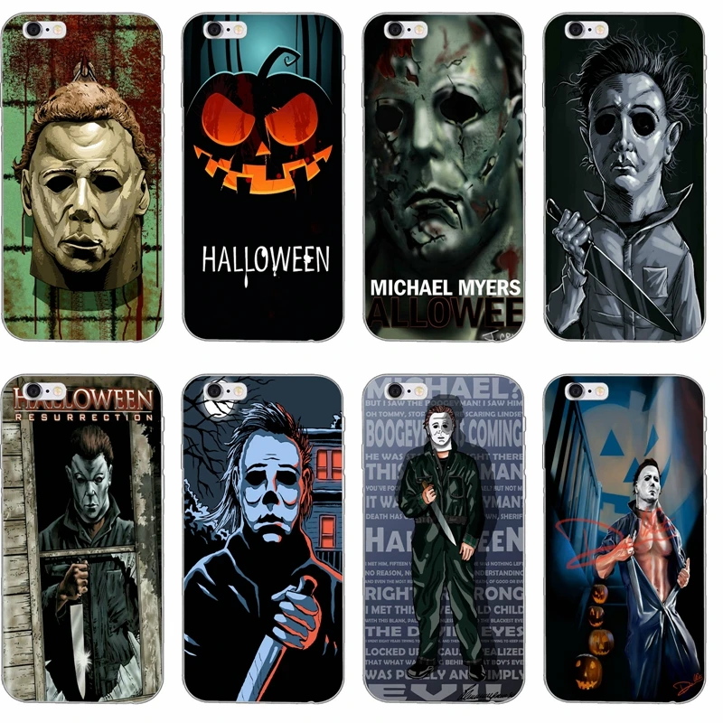 

horror Michael Myers Halloween Soft phone case For Xiaomi Mi A2 6X 8 SE Pro Lite Mix 2 3 Redmi 6 6A S2 Note 6 Pro Pocophone F1
