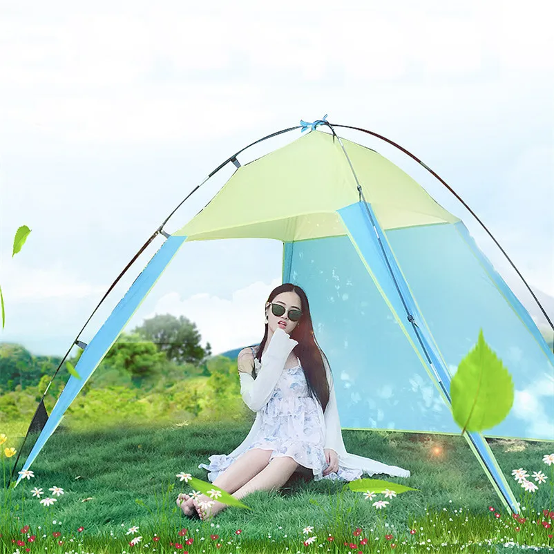 

Camping fishing beach umbrella sunshade outdoor hunting beach tent sun shade shelter awning