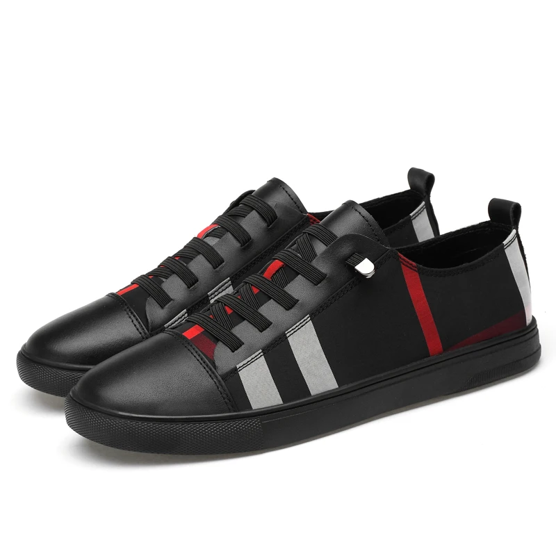 2019 Correr Yt1903 37 Dos Casuais Ar Ao Desporto Black Livre white De 46 Sapatos Respirável Caminhada Genuíno Couro Xadrez Mulheres Para Homens Sneakers rOxtRrSwq