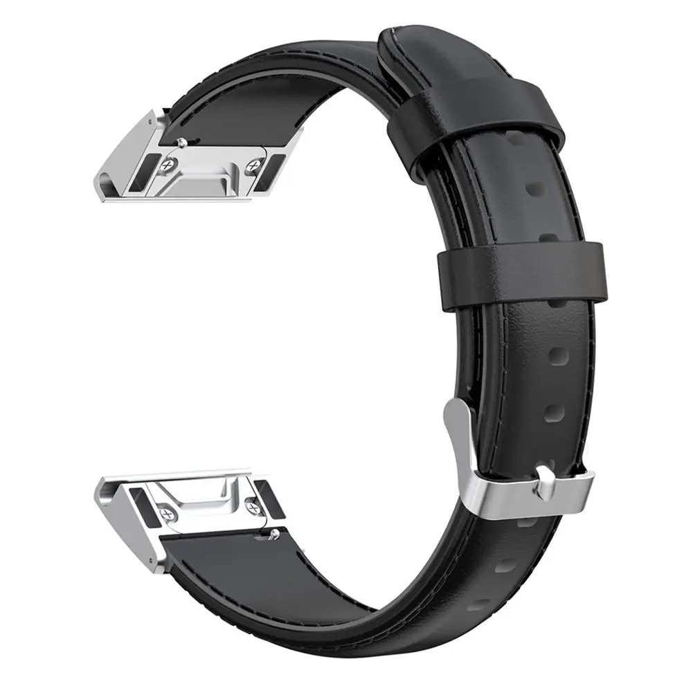 Для Garmin Forerunner230 235 620 630 Fenix5 Forerunner945 935 Fenix3 Fenix5X Смарт-часы спортивные часы с кожаным ремешком ремешок