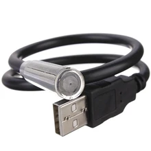 Portable Flexible Mini USB LED Light Torch Flashlight For PC Laptop Notebook Computer Keyboard Night Reading Lamp Black/White