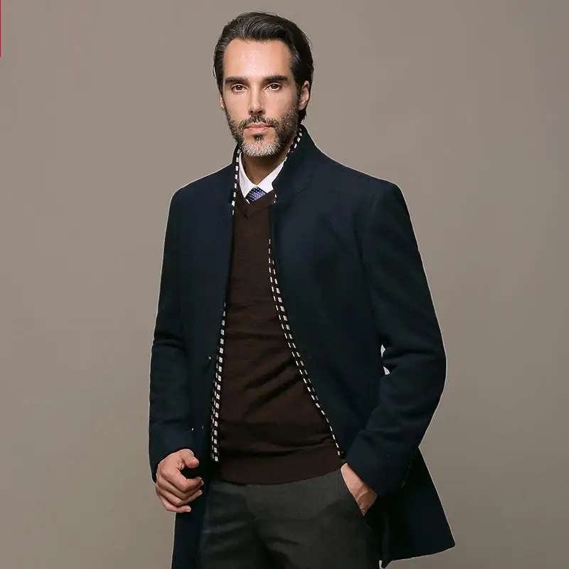 Длинное пальто с капюшоном модное Erkek Palto Kaban Casaco Masculino Inverno и куртка для мужчин