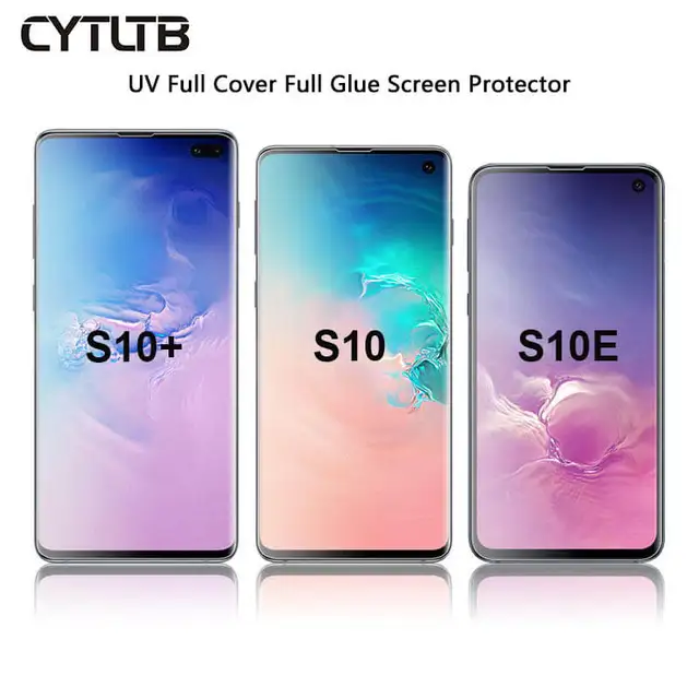 Nano Uv Lamp Light Liquid Full Glue Glass Screen Protector For Samsung Galaxy S10 S9 S8 Plus E Optics Curved Note 9 8 Phone Protectors Aliexpress 