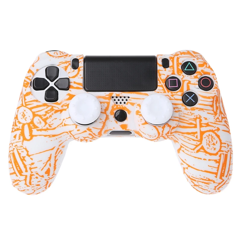 

Camouflage Camo Silicone Gel Rubber Soft sleeve Skin Grip Cover case for Dualshock 4 Playstation 4 PS4 Pro Slim Controller