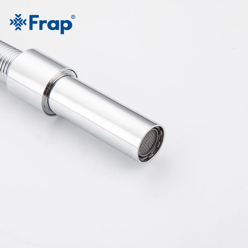 Frap Kitchen Faucet Brass and Stainless Steel Hot and Cold Water 360 Degree Rotation Tap Mixer Chrome Sink Faucets Deck Mounted Frap Kitchen Faucet Brass and Stainless Steel Hot and Cold Water 360 Degree Rotation Tap Mixer Chrome Sink Faucets Deck Mounted