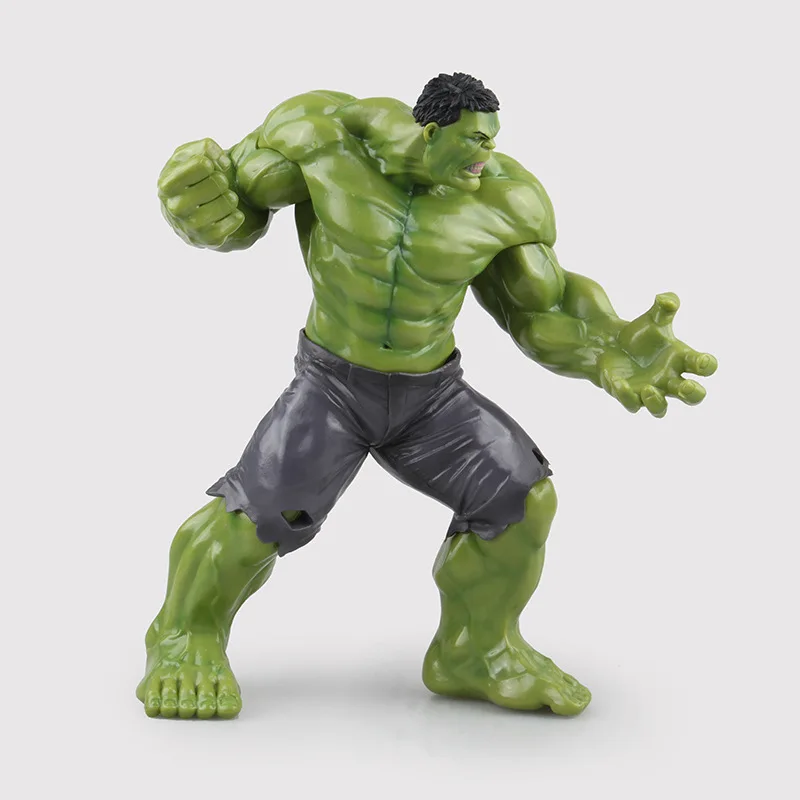 Super Hero The Avengers Big Size 26cm PVC Green Hulk Action Figures Toy