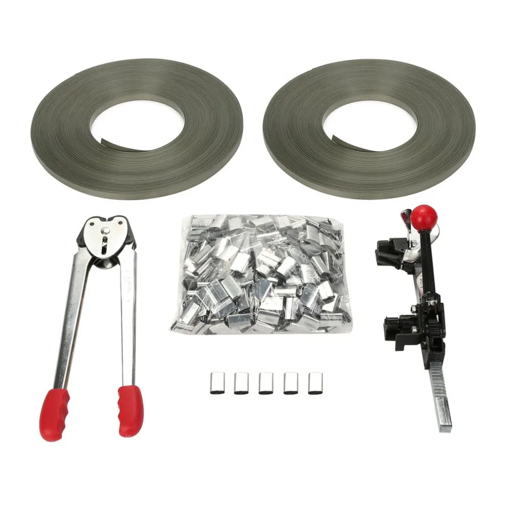 

Universal Strapping Packing Machine With Metal Seal Poly Strap Banding 4 In 1 Manual Strapping Tool Set Hand Tool Sets