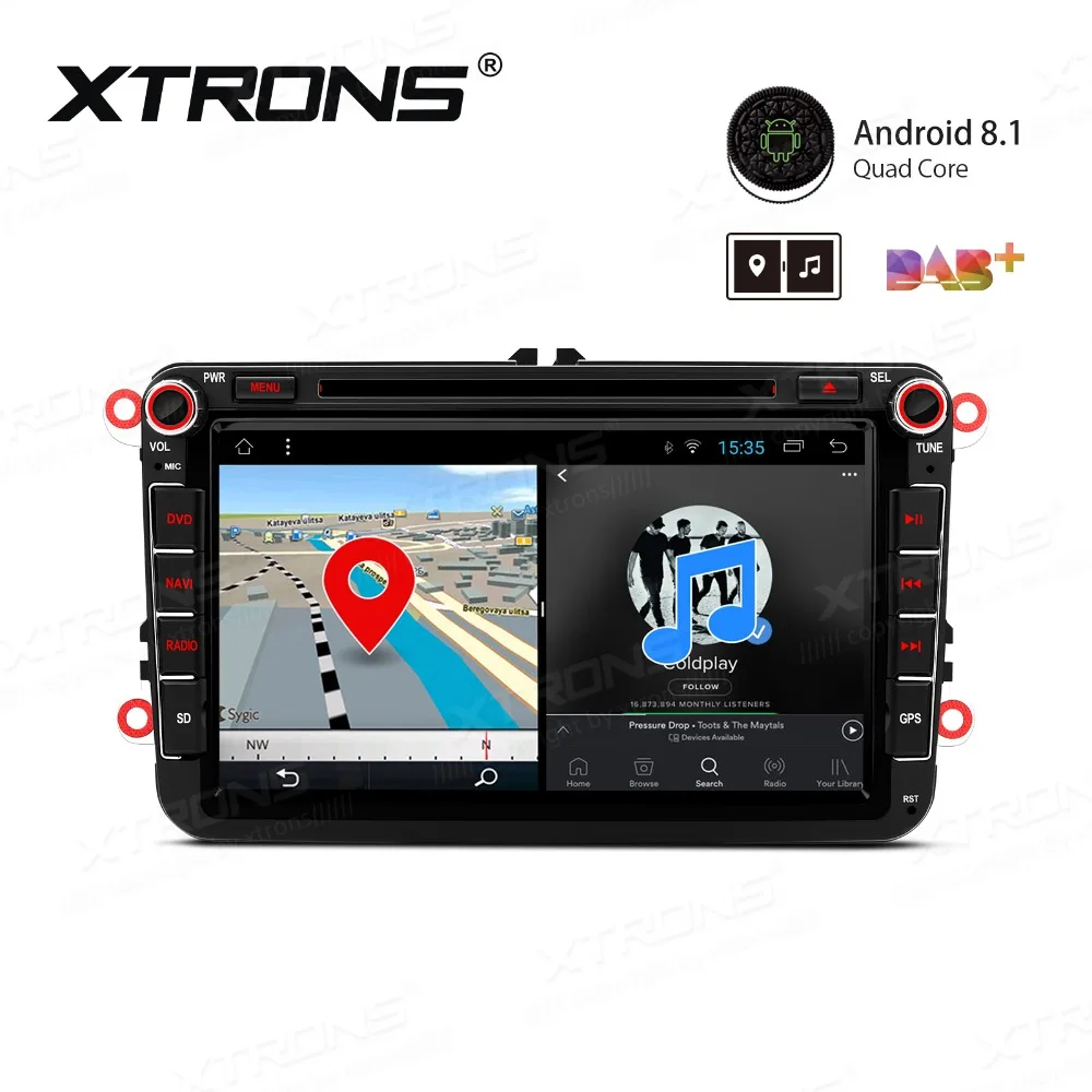 XTRONS 8 &quotAndroid 1 автомобильный DVD плеер GPS для VW Volkswagen Amarok Beetle Bora Caddy сиденья
