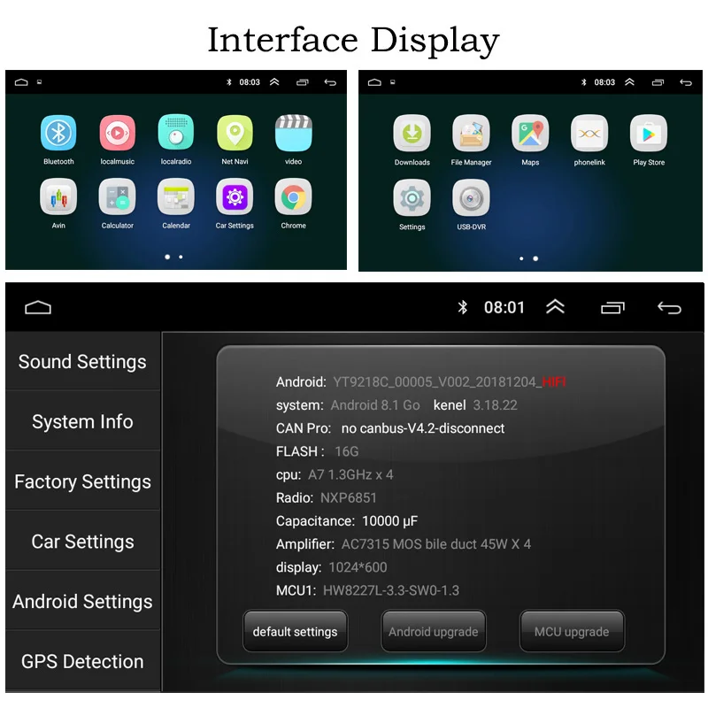 Clearance 9inch IPS and 2.5D Touch Screen Android 8.1 Car DVD GPS Navigation for Kia Carens 2007 2008 2009 2010 2011 Radio Audio Stereo 5