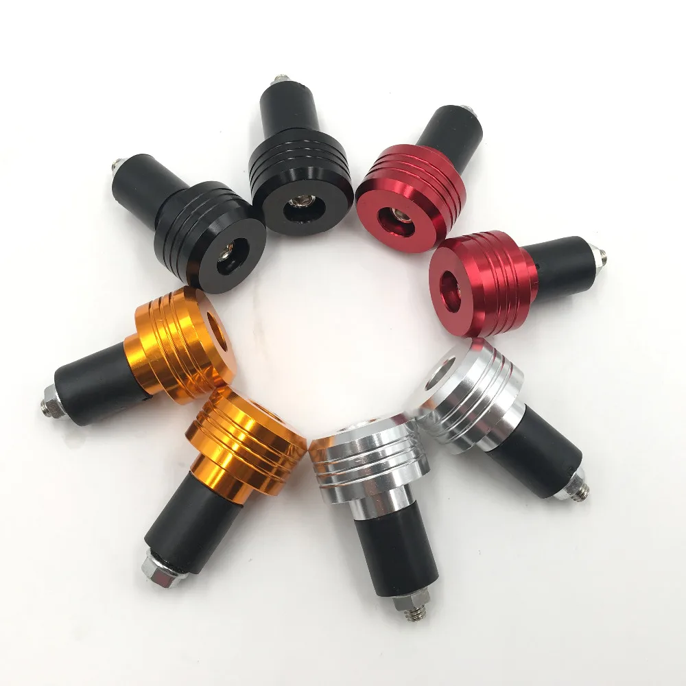 XYIVYG 2Pcs 7/8" Motorcycle Handlebar Grip End Caps Cover Aluminum